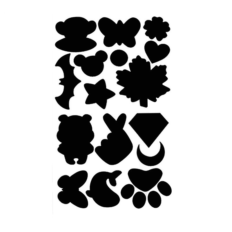 Selvklebende reparasjonslapp, vanntette reparasjonslapper for klær 1 ark Black