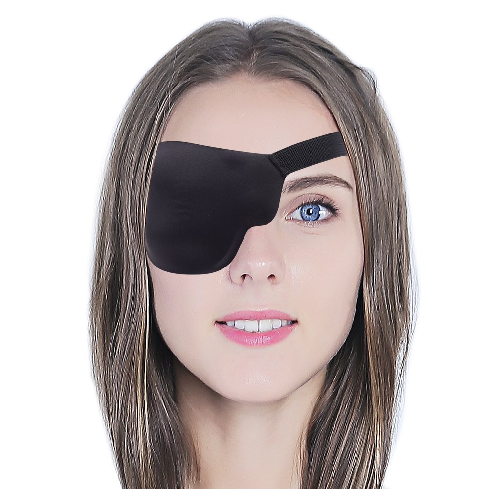 3D ögonmask för höger öga med justerbart spänne