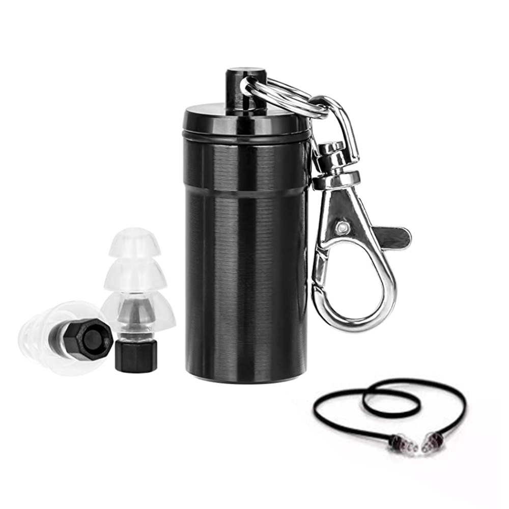 Støydempende ørepropper 1 par Black