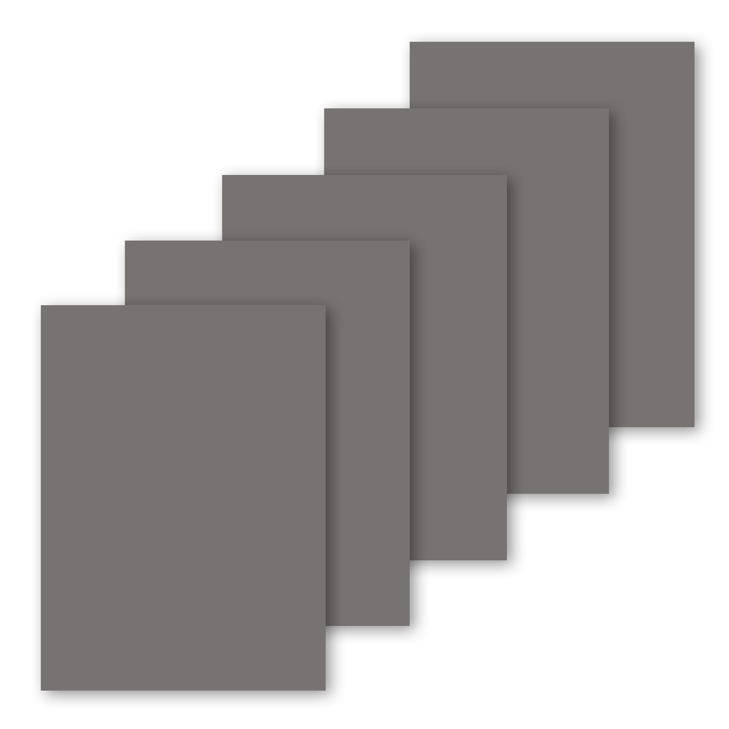 Selvklebende reparasjonslapper 5 ark DarkGrey