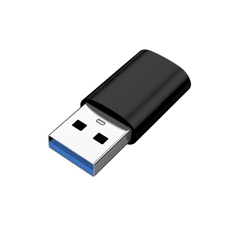 USB 3.0 (hann) til USB-C (hun) adapter Black