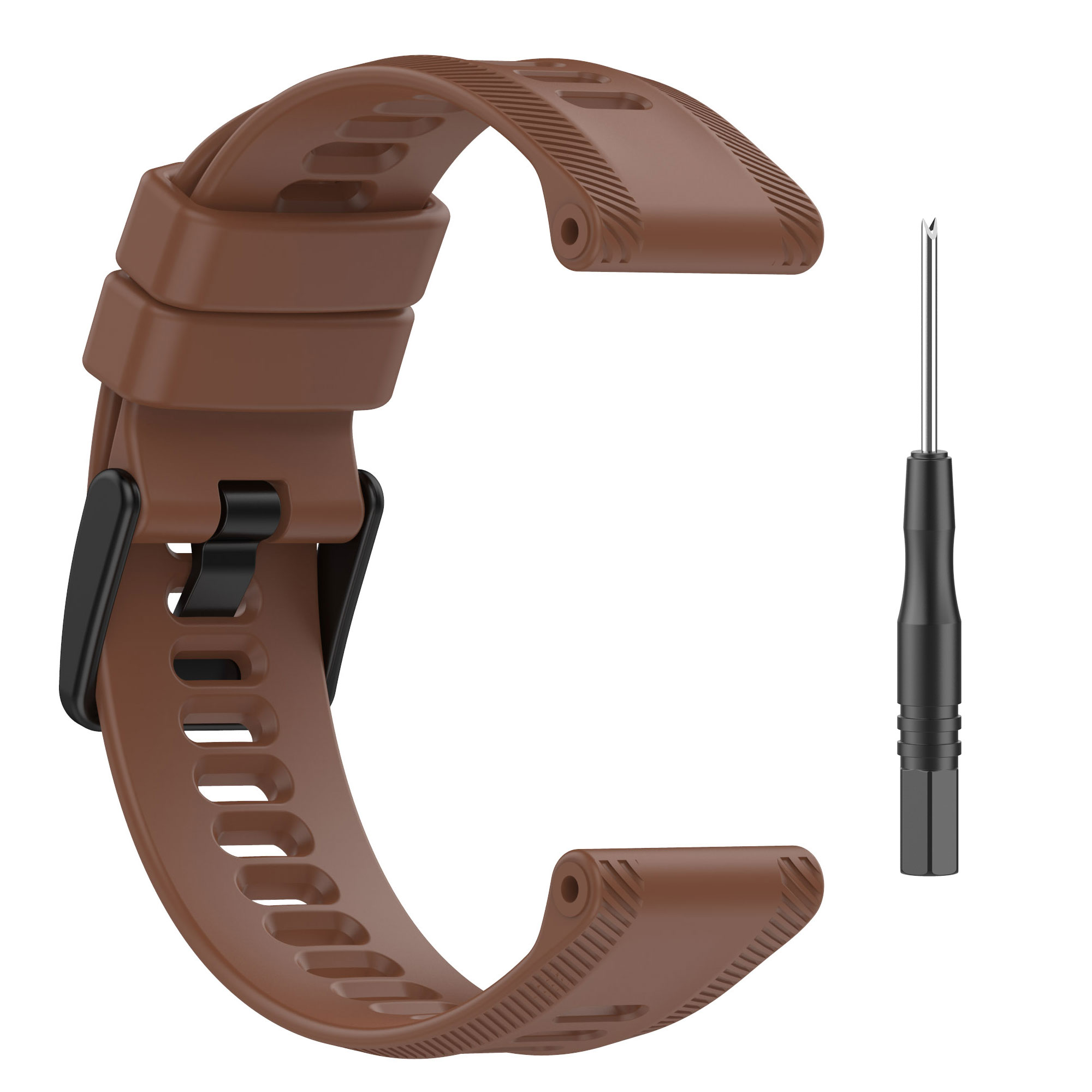 Klockarmband i Silikon för Garmin Forerunner 265/965 Brown Garmin Forerunner 265 / 965