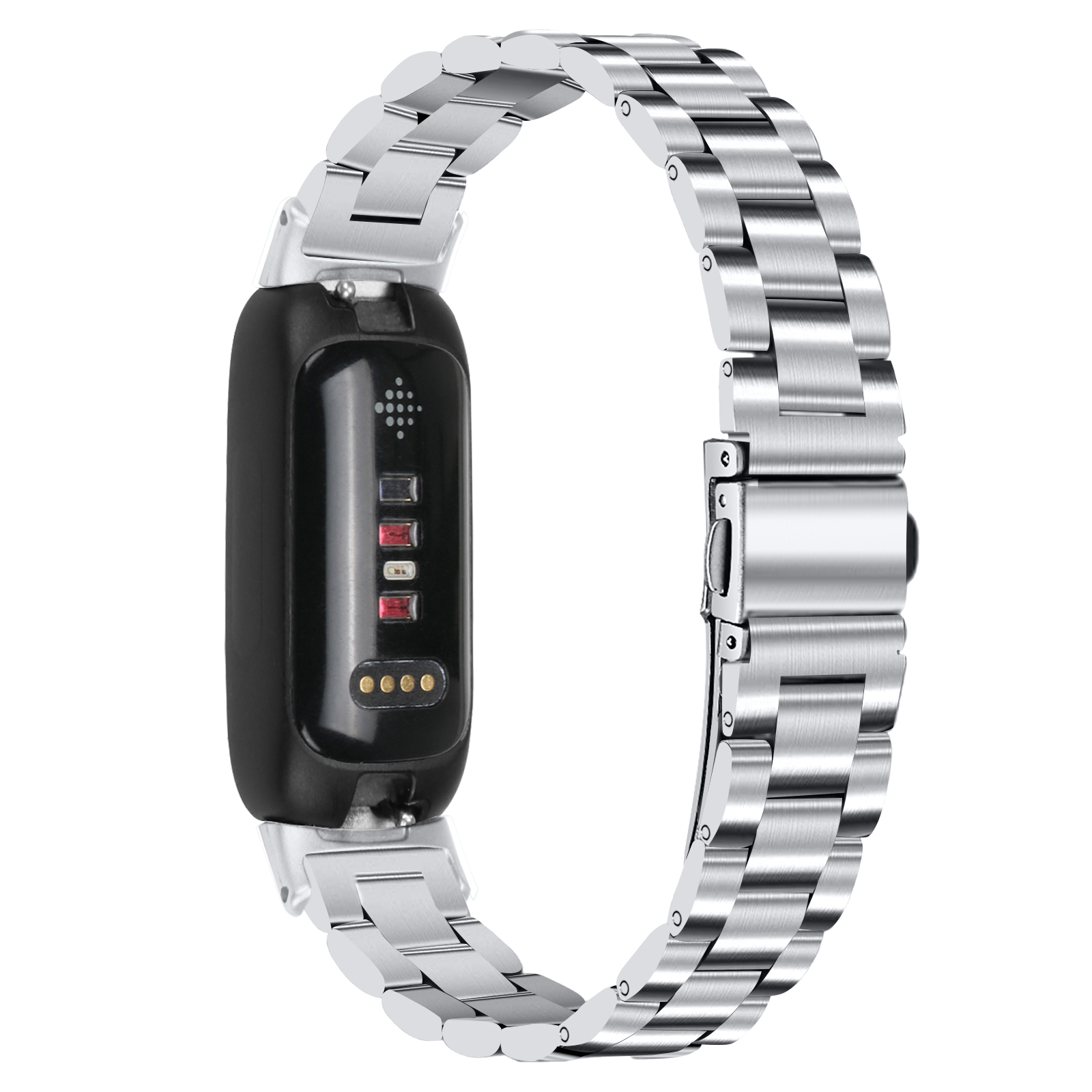 Klockarmband i Rostfritt Stål Silver Fitbit Inspire 3