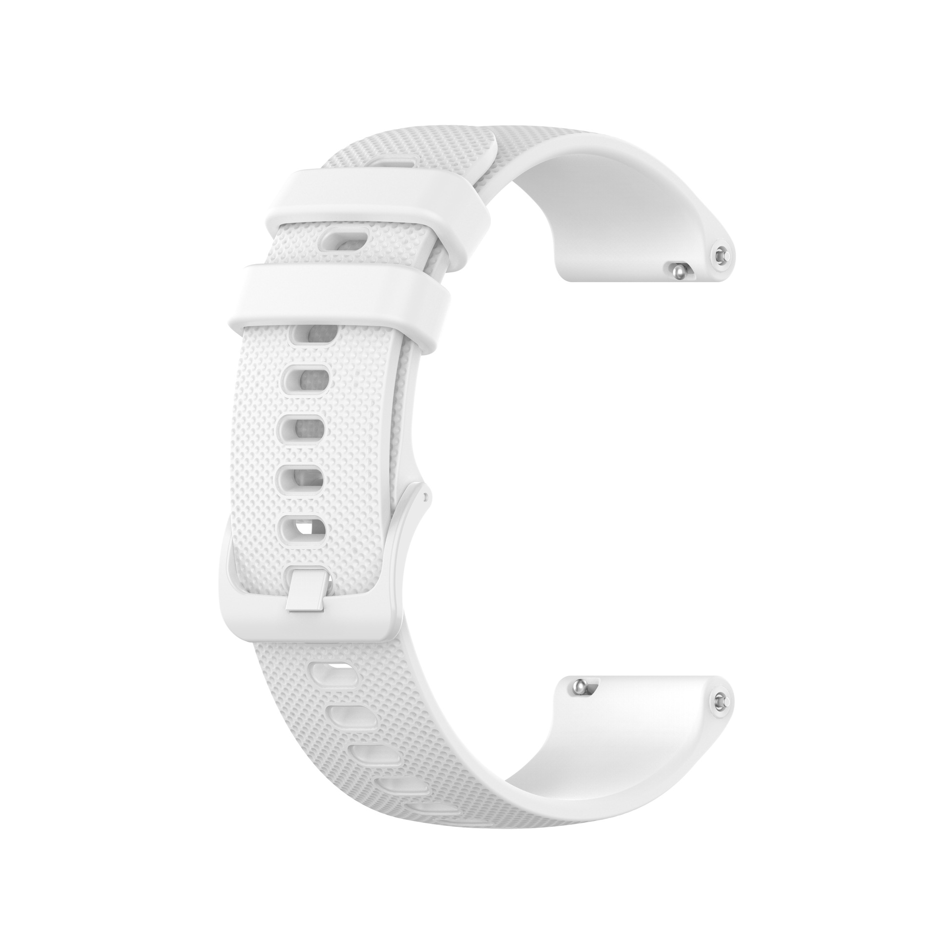 Klokkereim silikon White Garmin Venu / Venu SQ / Vivomove3 / Move 3 / Vivomove Luxe / Move Luxe / Vivomove Style / Move Style / Vivomove / Vivomove HR Sport / Vivoactive 3 20 mm