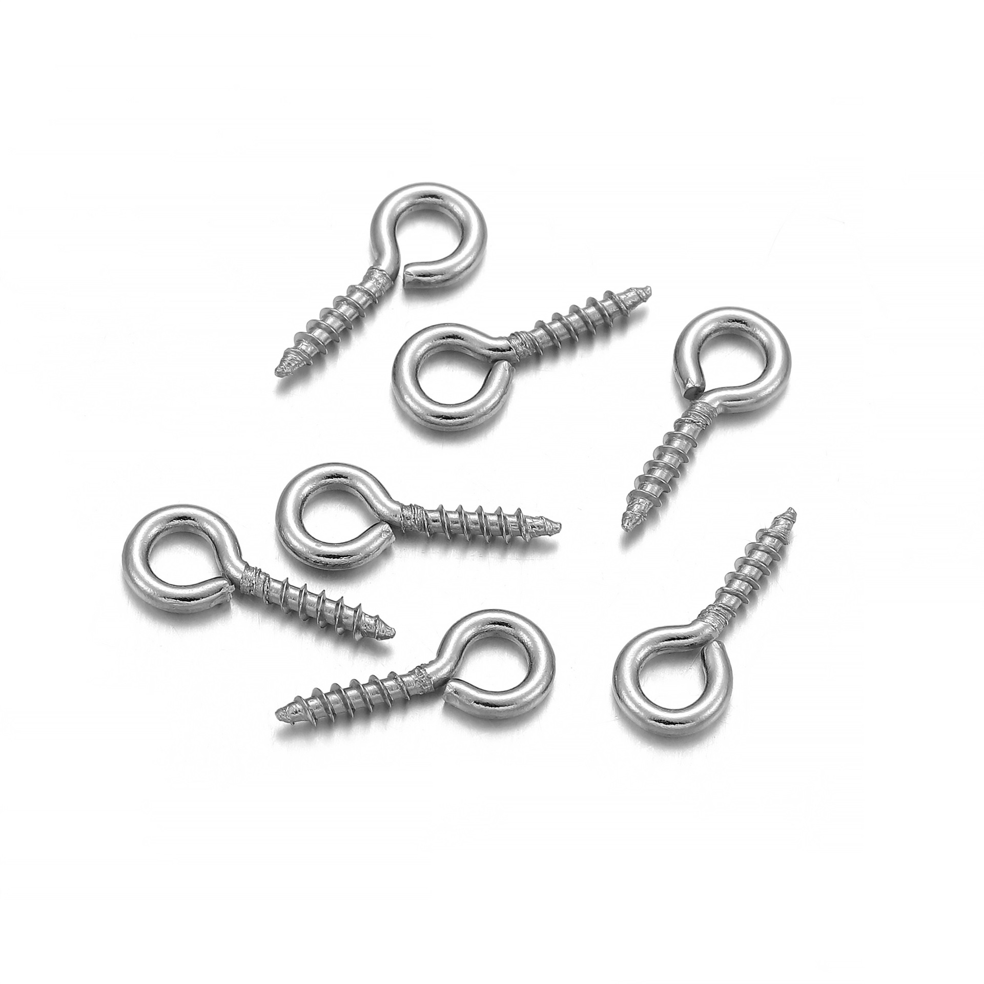 Skruvar med Öglor, 200-pack