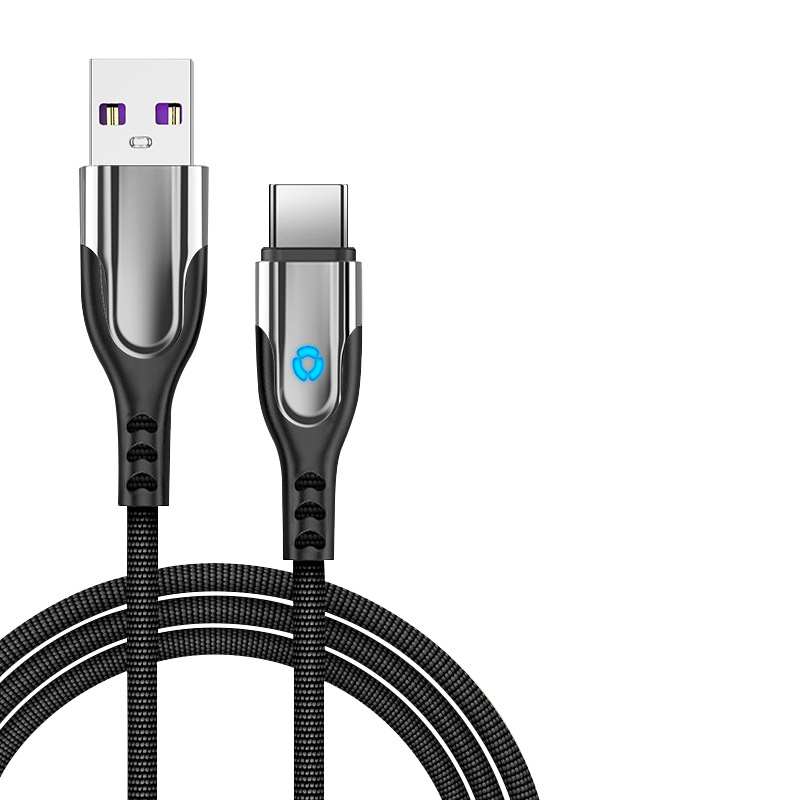 USB-C hurtigladekabel Sort 1.2 m