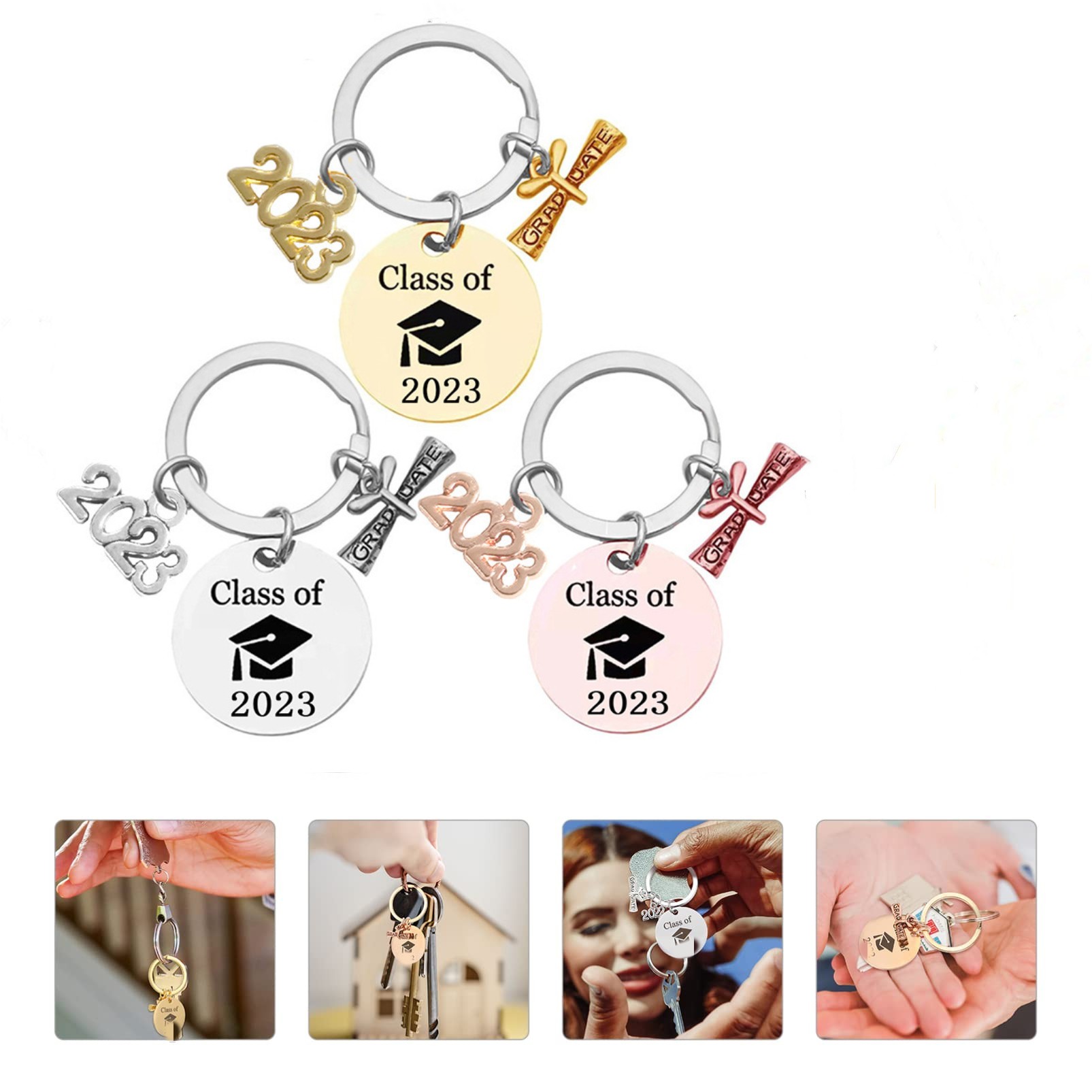 2023 examensnyckelring examenspresent 3-pack