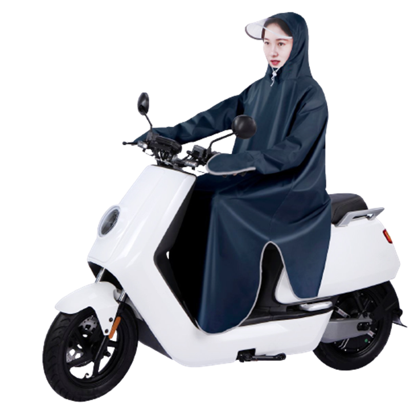 Regnponcho med ärmar / Regnrock för moppe, skoter, cykel