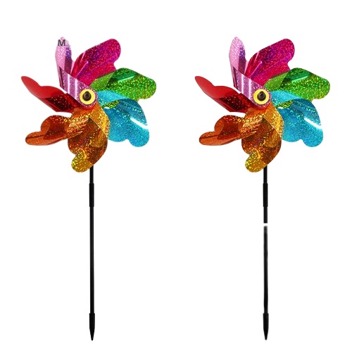 Reflekterende vindspinner / fugleskremsel - 2-pakning MultiColor