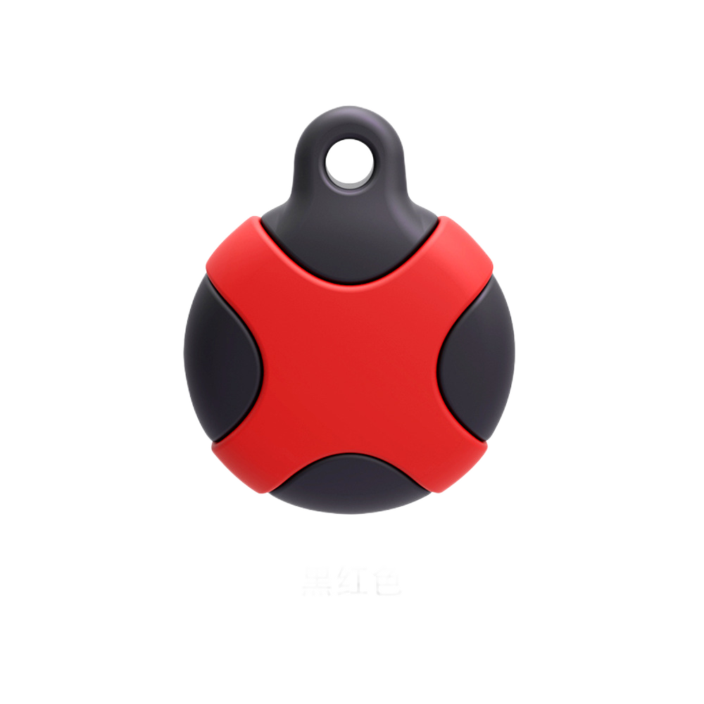 AirTag holder med karabiner vanntett støtsikker Rød