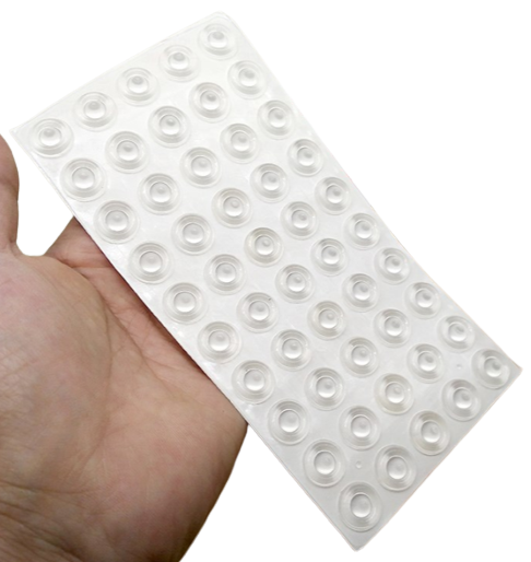 Selvklebende dørstopper Beskyttelsesputer 100-pak