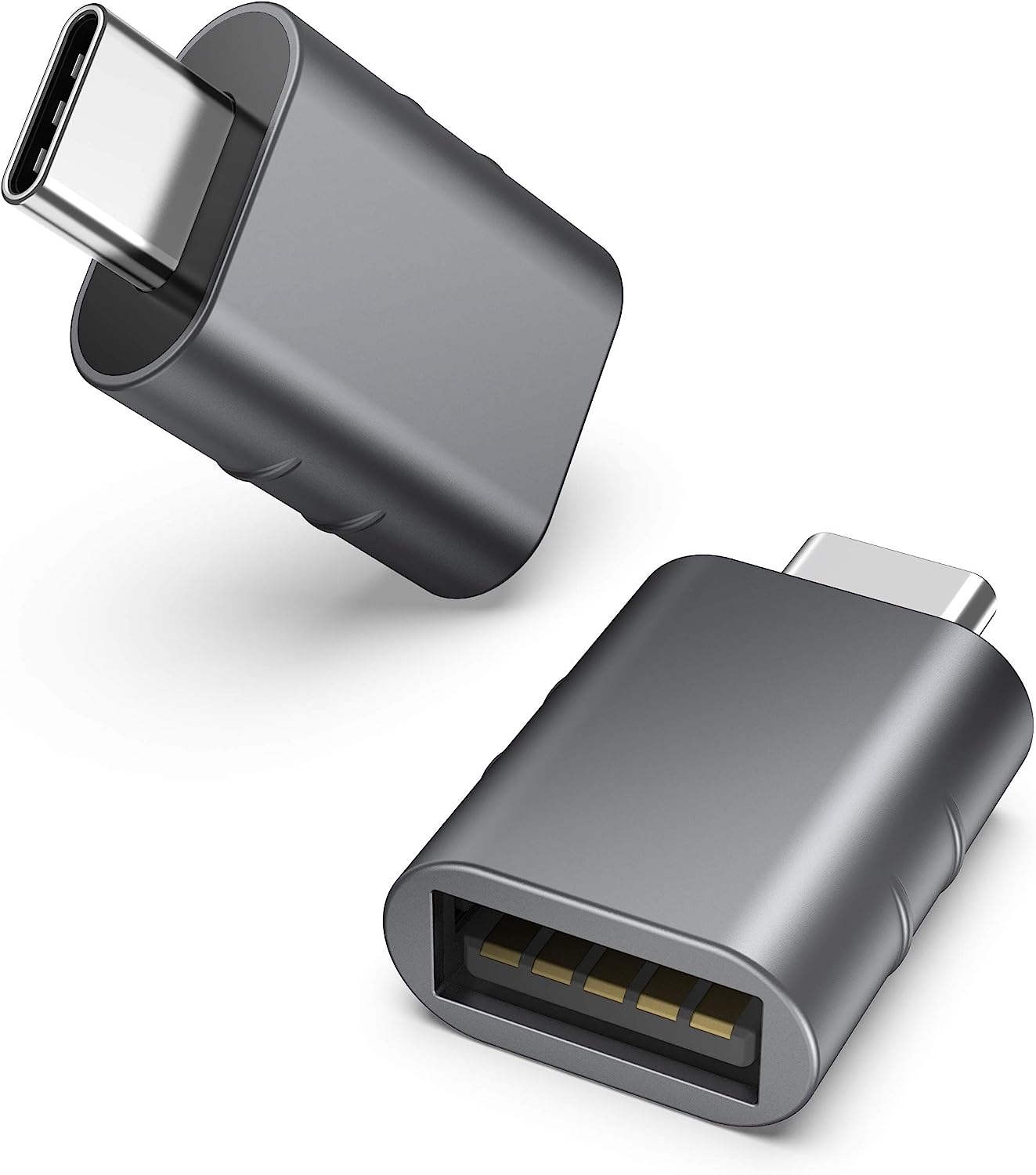 USB 3.2 til USB-C OTG-adapter 10 Gbps Grey