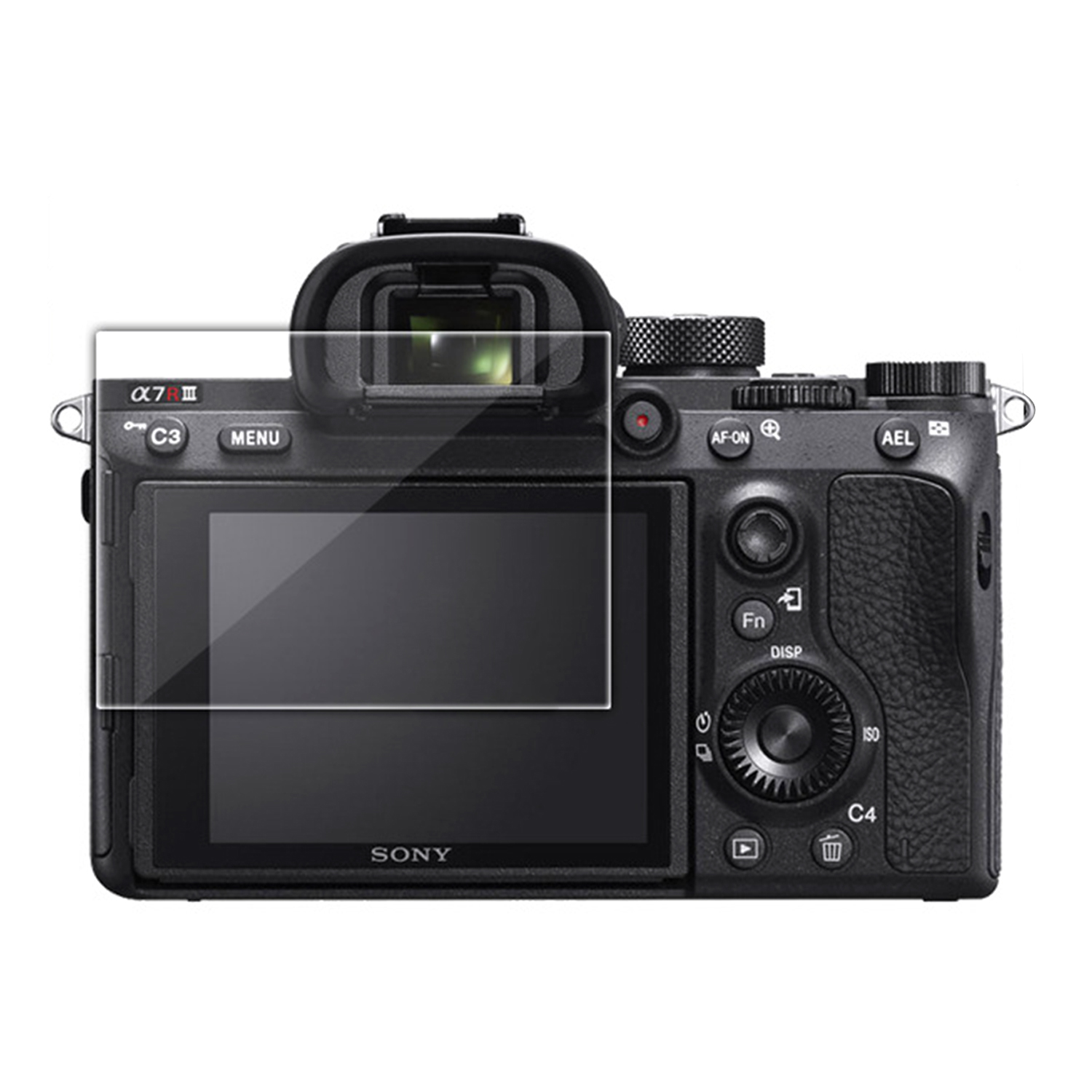 Arc Edge Explosionssäker anti-fingeravtryck skärmfilm för SONY kamera Transparent SONY A7M3/A7M2/A7II/A7III/A7R2