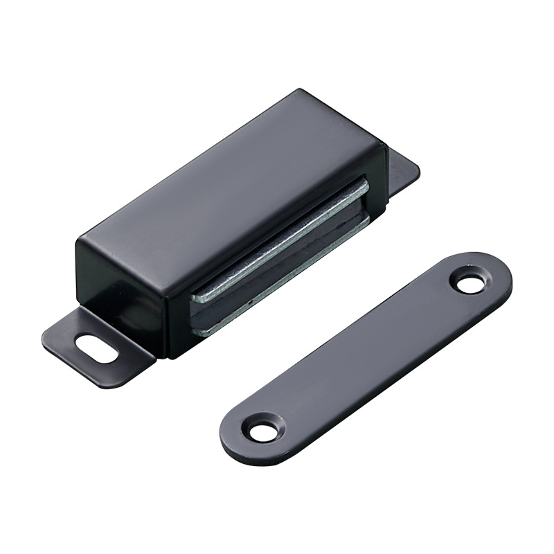 Skapfester med kraftige magneter, 10-pakning Black
