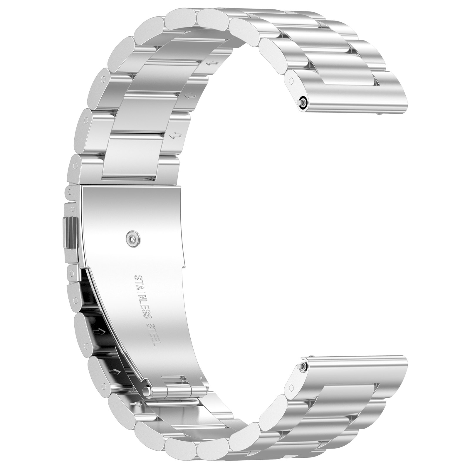 Klockarmband i Rostfritt stål för Huami, Garmin, Vivomove och Huawei