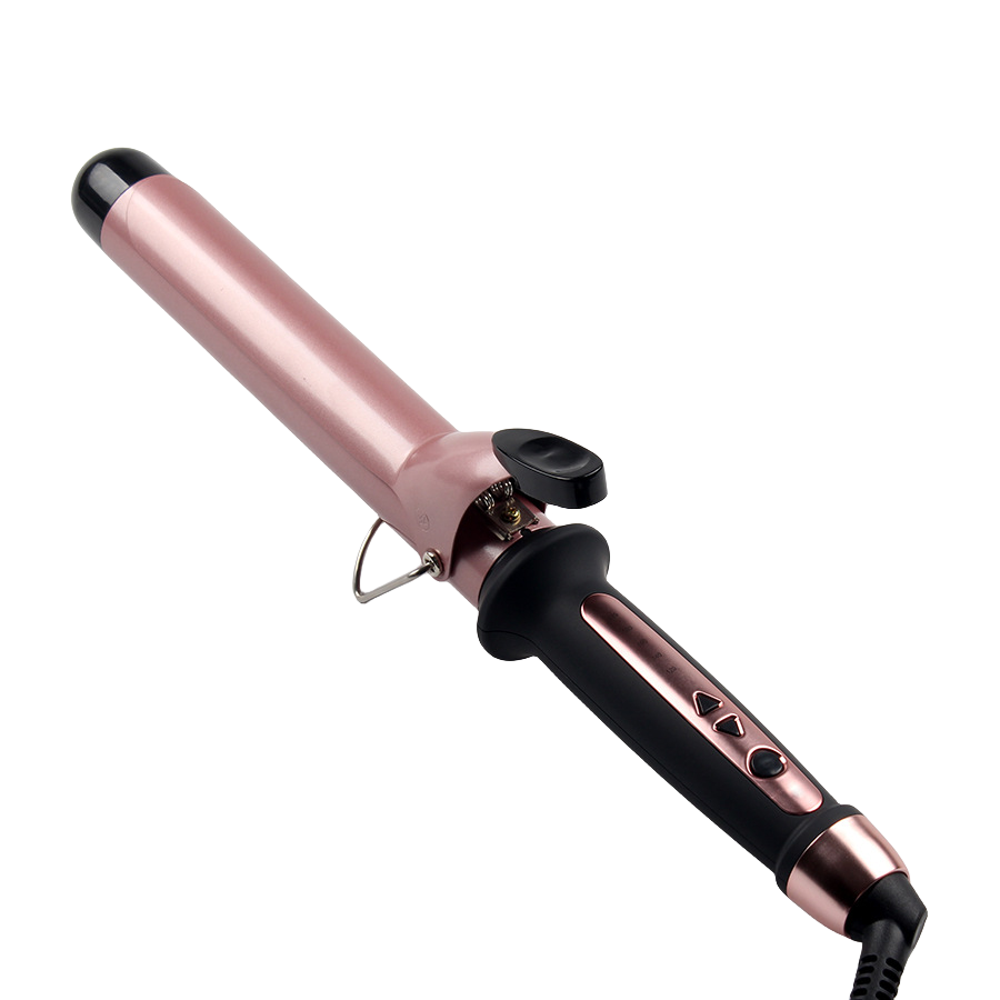 Anti- skålding krølltang med 5 temperatur modus, rask oppvarming Sort 28mm