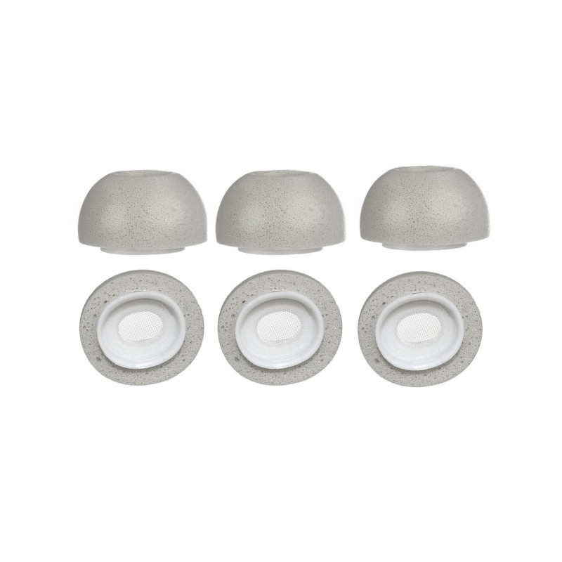 Erstatningsøretips av minneskum for Airpods Pro Headphones 3 par Grey