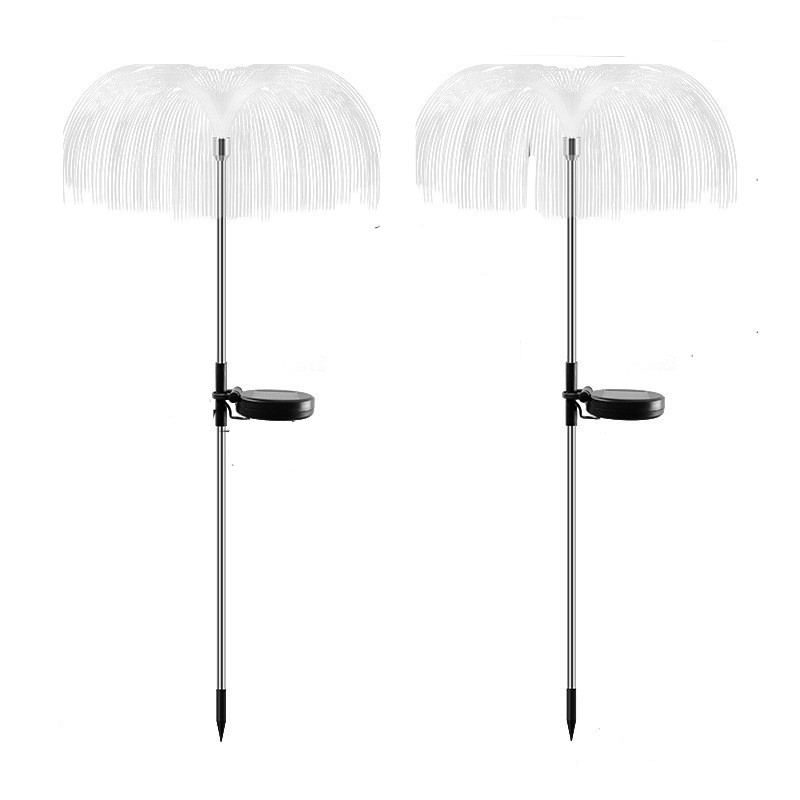 2-Pack solar fyrverkeri lys, hage lys for terrasse gårdsplass plen jul MultiColor