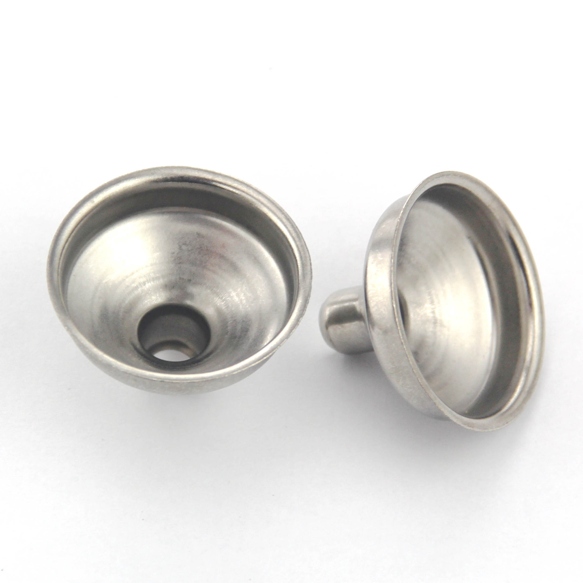 2-Pack minitrakt i rustfritt stål for eteriske oljeflasker/kolber