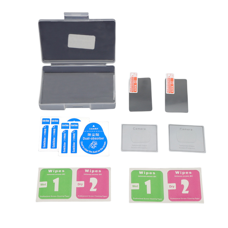 2 linsskydd, 2 skärmskydd för DJI OSMO Pocket 3