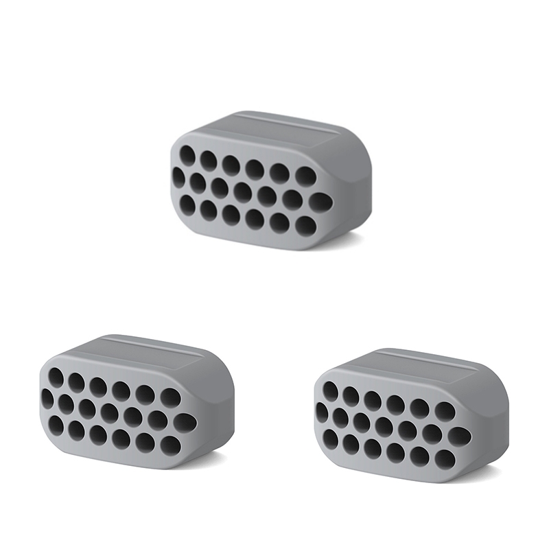 Jaw trainer silikon 3-pakning Grey