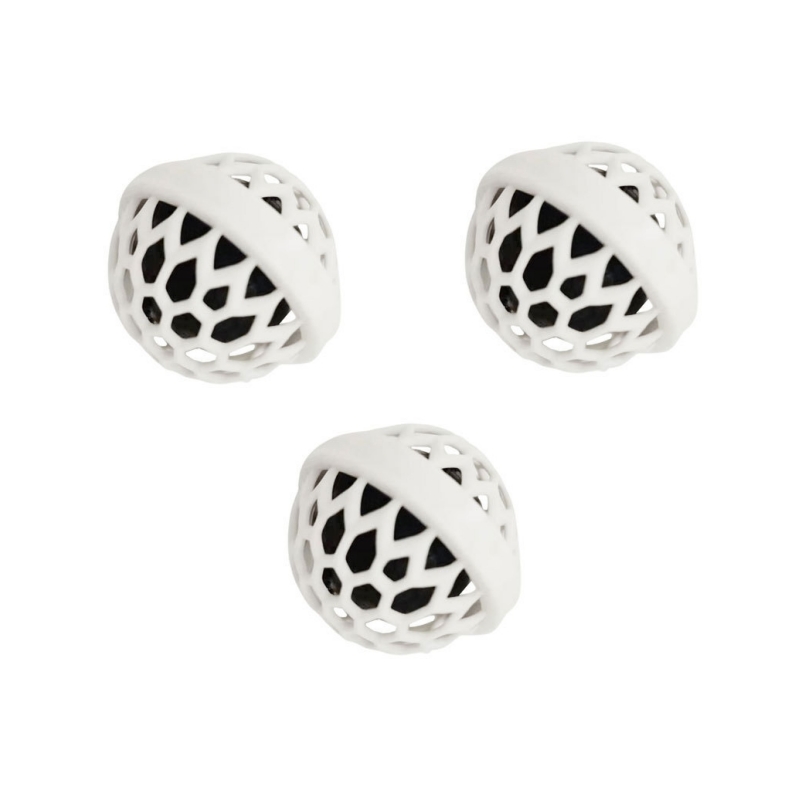 Rengjøringsballer for lo i tøyet White