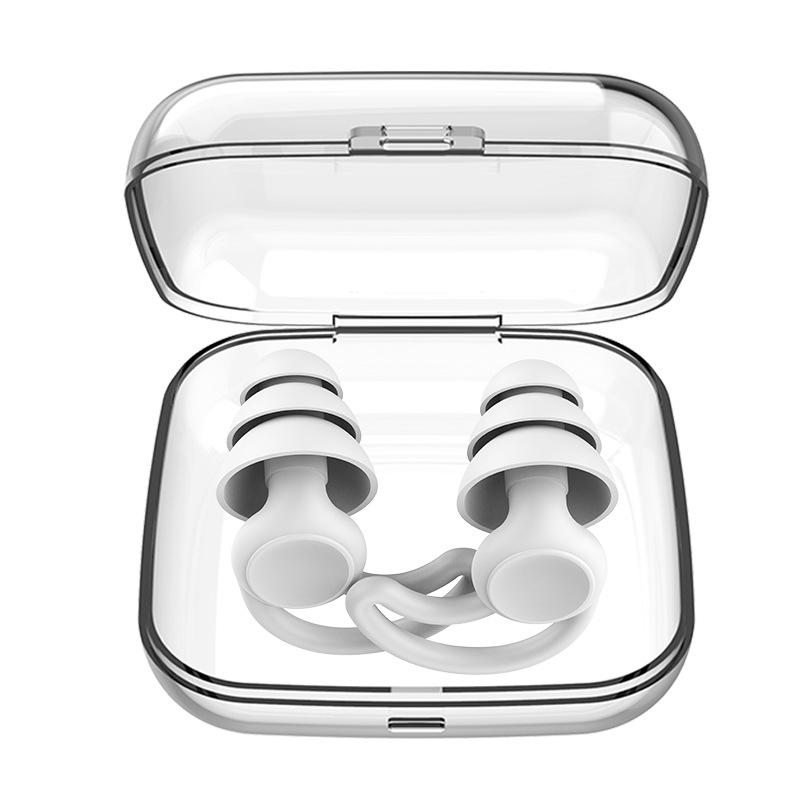 Myke lydisolerende ørepropper i silikon White