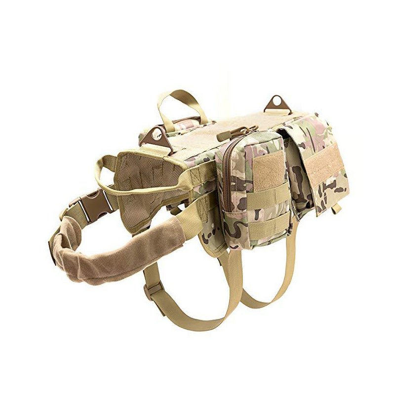 Taktisk Hundsele - Molle Väst Camouflage S