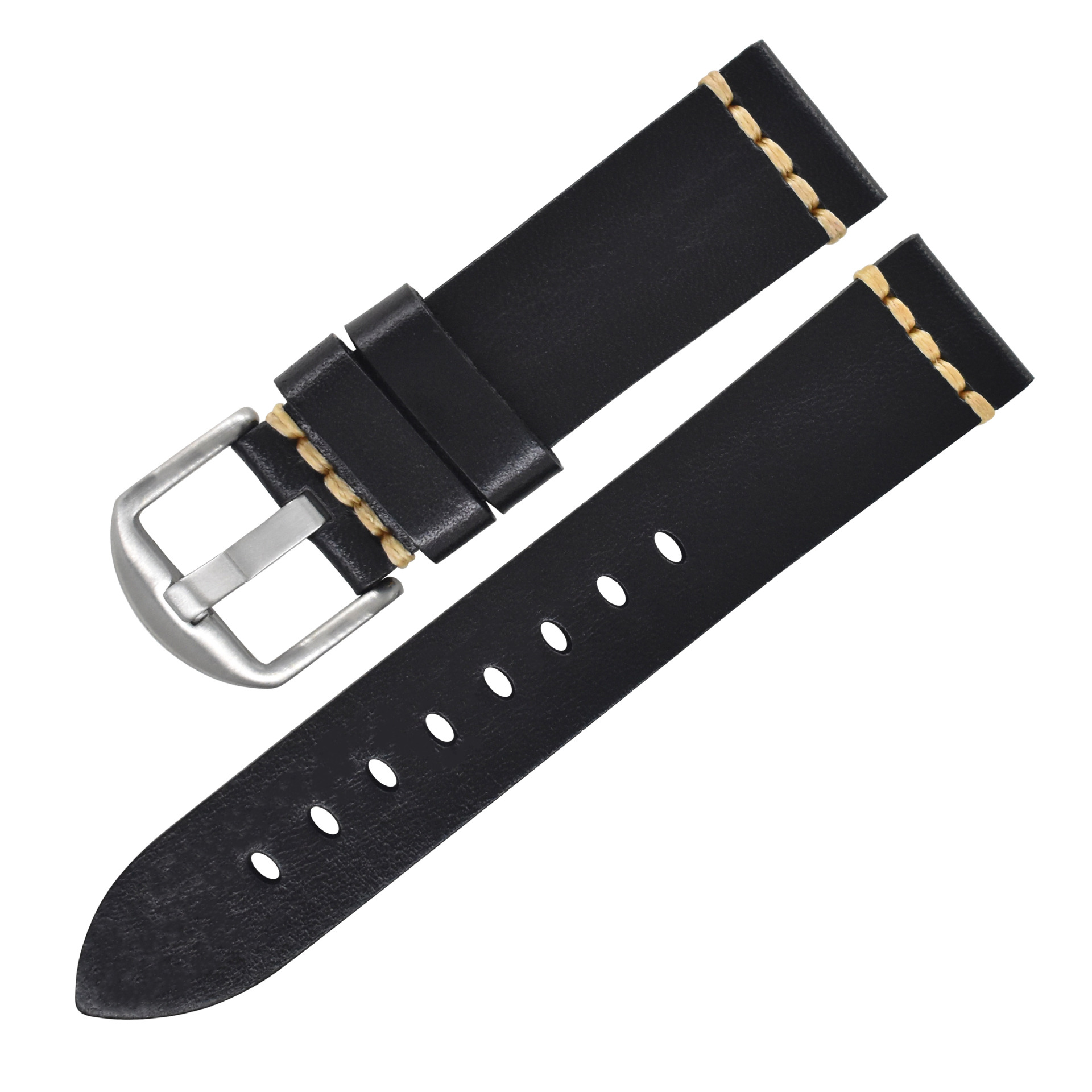 Ersättande Klockarmband i Äkta Läder 20 mm