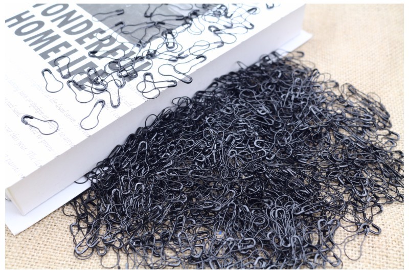 Sikkerhetsnåler - 22 mm, 1000 stk Black