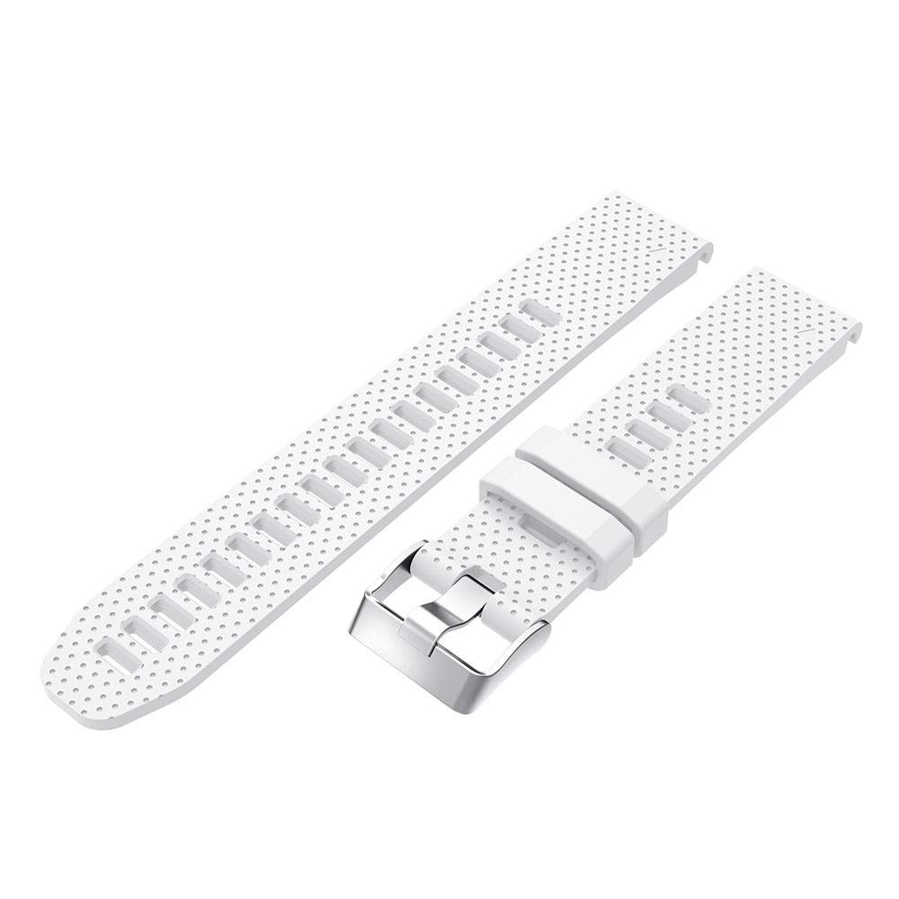 Silikonklokkerem for Garmin Fenix 5S Plus White