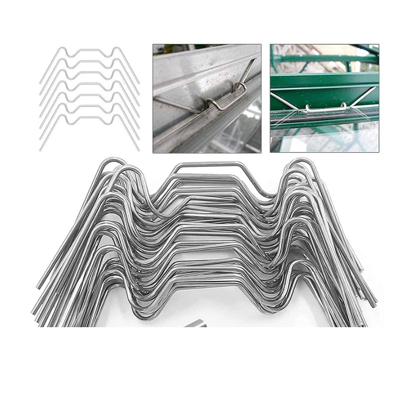 Festeklips for glass til drivhus, 25-pakning S