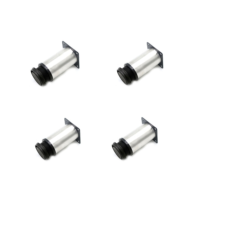 Justerbara Möbelben i Rostfritt Stål S