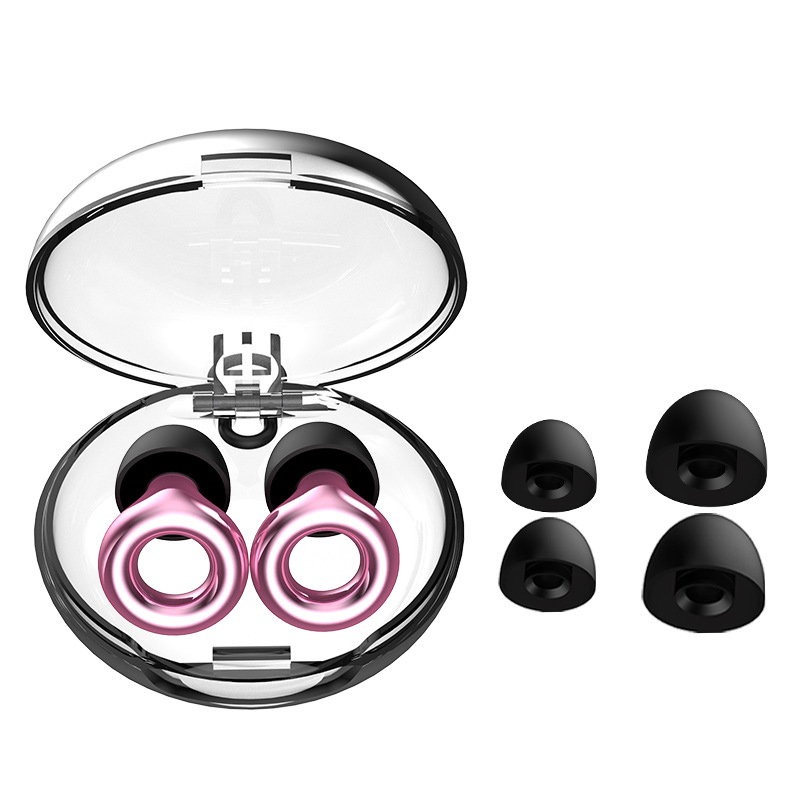 Støydempende og lydisolerende ørepropper med krok PinkGold