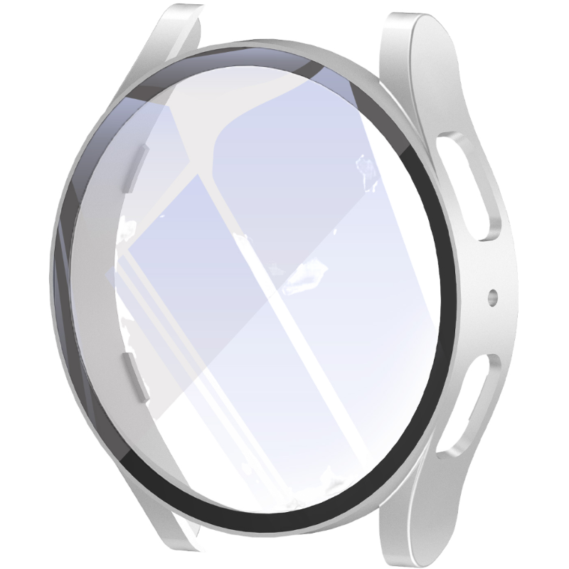 Skyddsfodral till Samsung Watch 7 med Inbyggt Skärmskydd Silver 40mm