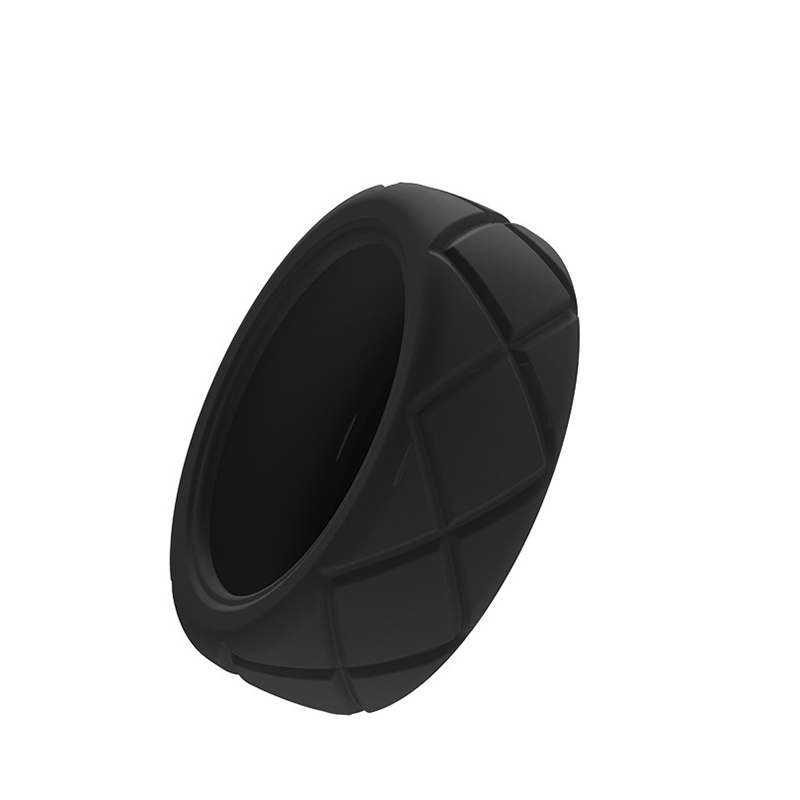 Ringbeskyttelse for Oura Ring Gen 3 - Gjennomsiktig silikonbeskyttelse for smart ring Black S
