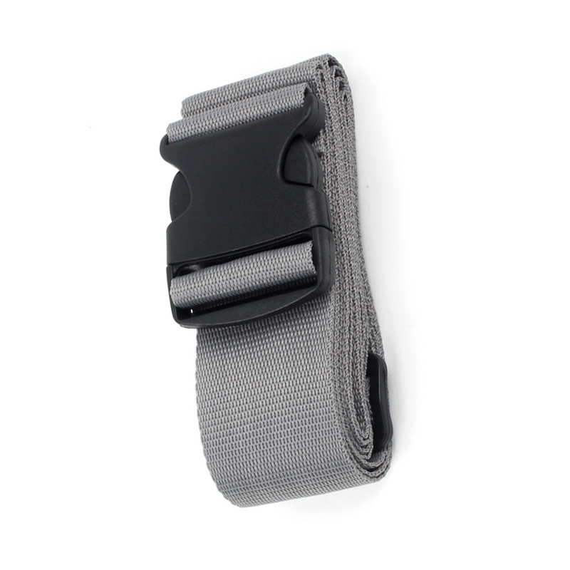 Justerbar bagasjestropp med spenne - 2 stk Grey