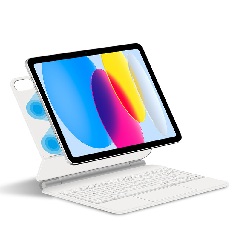 Skyddande fodral för iPad med Bluetooth-tangentbord White iPad Pro 11 M2