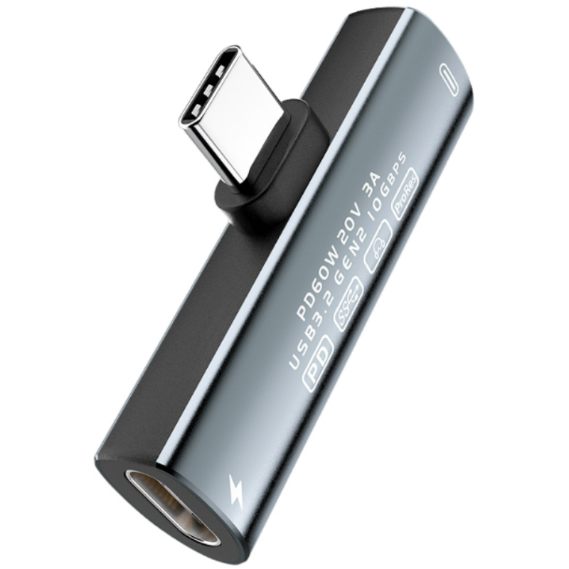 USB-C til USB-C-adapter – 60 W hurtiglading og 10 Gbps dataoverføring