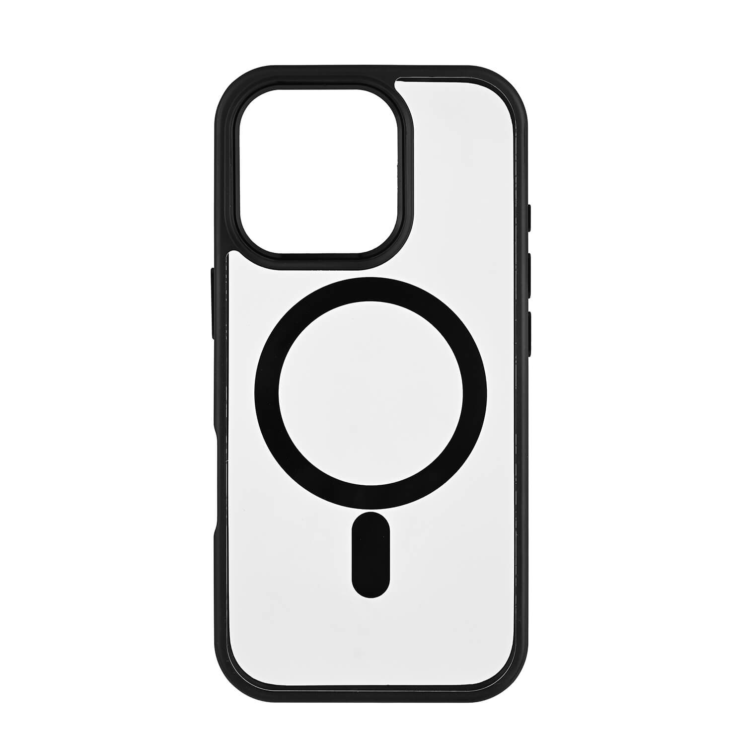 Mobilskal Bumper MagSeries Black & Clear - iPhone 16 Pro