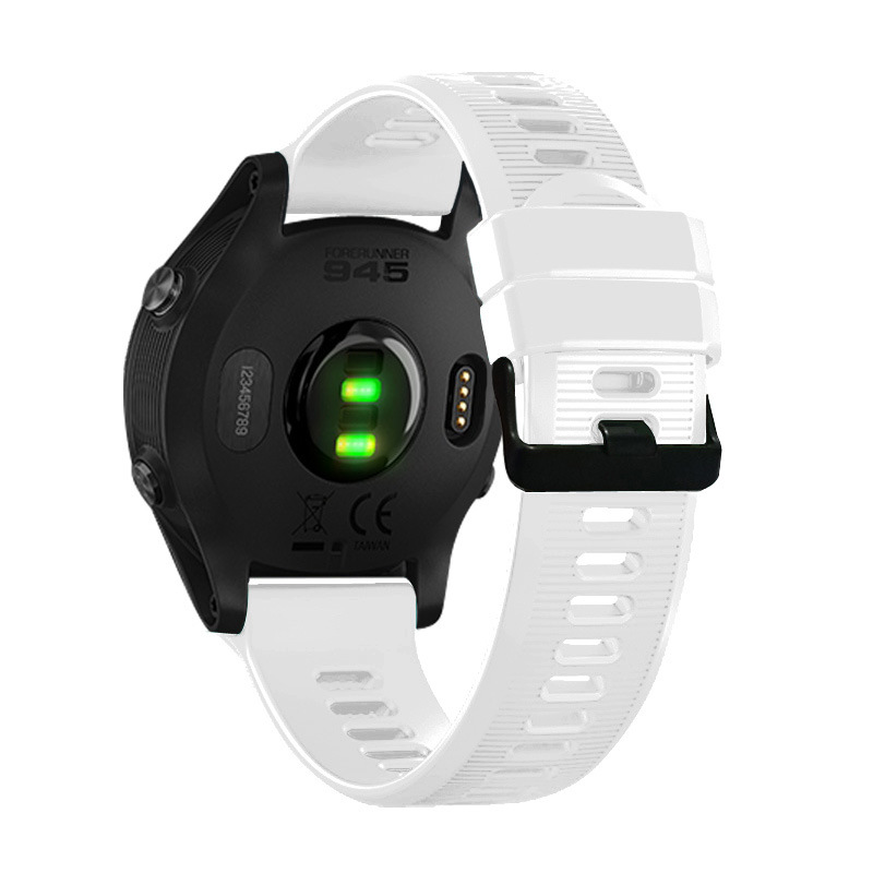 Silikonklokkerem for Garmin Forerunner 945/935/955/Fenix 7 White