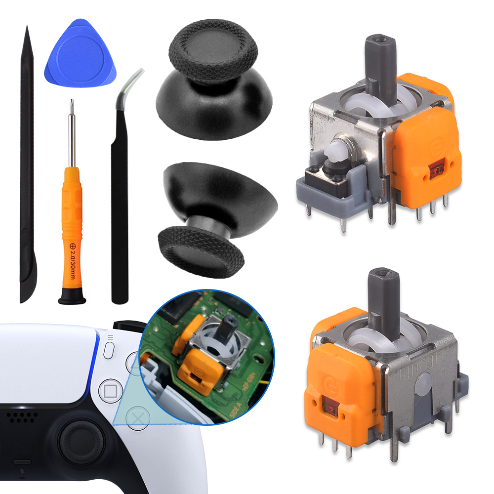 Erstatningssett for PS5-kontrollere Hall Sensor Joystick Model 2