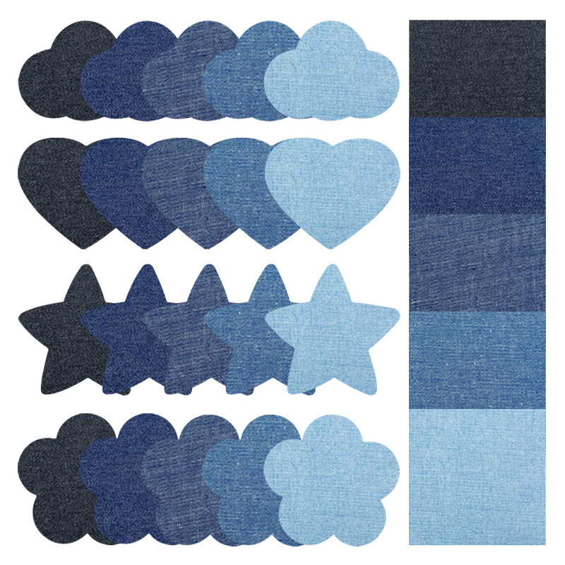 Jeanslapper med varmeaktivering - 25-pakning