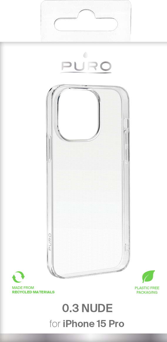 iPhone 15 Pro 0.3 NUDE Ultra slim TPU case