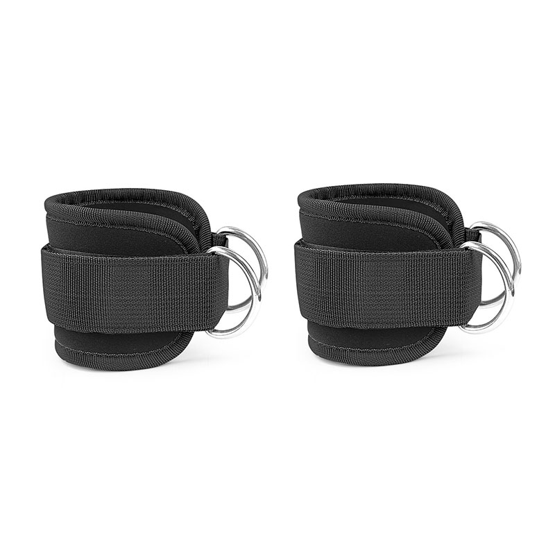 Ankelstropper for kabelmaskiner, 2-pakning Black