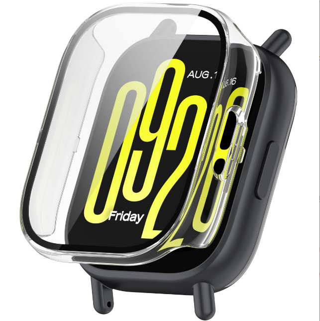 Redmi Watch 5 Active Case med skjermbeskytter i herdet glass Transparent