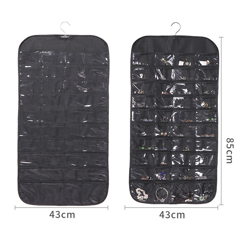 Dubbelsidig 80 Pocket Hängande Organizer