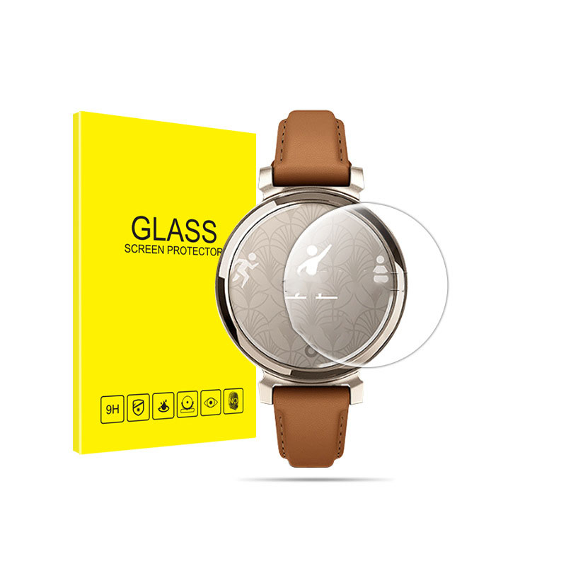 Skjermbeskytter i herdet glass til smartklokke, 2-pakning Garmin Lily 2
