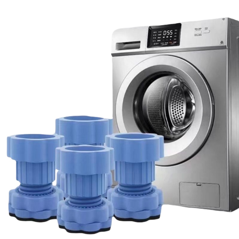 Sklisikre vaskemaskinføtter, 4-pakning