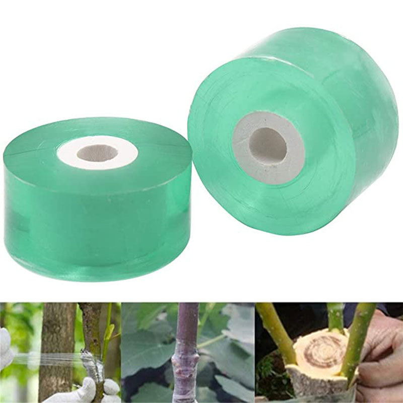 2-pakning podebånd for planter, gjennomsiktig PVC-selvklebende tape 3 cm